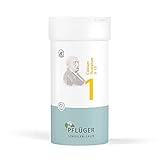 PFLÜGER Schüßler Salze Nr. 1 Calcium fluoratum D12 - 400 Tabletten - Das Salz der Haut und des...