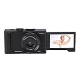 Yanmis Digitalkamera für die Fotografie, 4K 48MP 18x Zoom Compact Vlog Travel Camara mit 180 °...