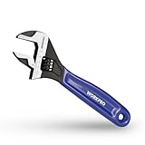 WORKPRO Schraubenschlüssel 150 mm Rollgabelschlüssel, Verstellbarer metrischer Einmaulschlüssel...