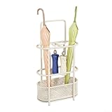 Eisen Regenschirmständer mit Ablaufschale, Große Kapazität Schirmhalter für Gehstöcke,...