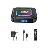 Muuoeou 4+32G Smart TV Box Android 13 RK3528 HDR10 8K RGB-Licht BT 5.0 Wifi6 Voice Media Player TV...