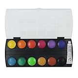 Pelikan Kreuzer Deckfarbkasten mit 12 Farben und 1 Tube Deckweiß, ideal für Kindergarten, Schule...