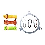 Ofenschutz, winddichtes Zubehör, Edelstahl, tragbares Campingzubehör mit Karabinern,...