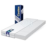 Coolux Sleep Kaltschaummatratze 90x200, 2 in 1 Wendbare Matratze H2 & H3, Höhe 16 cm,...