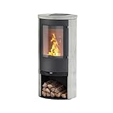 TermaTech | Kaminofen | TT21RS Grey | Grauer Sandstein | 5 kW