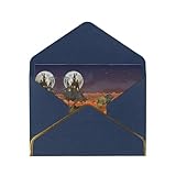 Glückliche Halloween-Vektor-Karten mit Umschlägen, Grußkarten, einzelne Karten mit Umschlägen,...