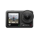 DJI Osmo Action 4 Standard-Combo, 4K/120fps Action Cam mit 1/1,3-Zoll-Sensor, Unterwasserkamera,...