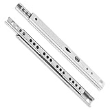 Mprofi MT® 2 Stück, 1 Paar | Schubladenschienen Teilauszug 17mm Höhe, 214mm Länge | Robuste...