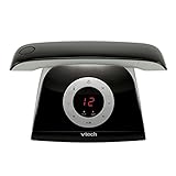 VTech LS1350 Retro-Design Telefon Schnurlos DECT Schnurlostelefon mit digitalem Anrufbeantworter,...