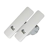 2 x Einlaß Design Gurtwickler mit Clip-Blende für 20-23 mm Unterputz Rollladen, Rolladen für Gurt...