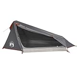 vidaXL Tunnelzelt 1 Personen, Campingzelt mit Netzwände, Wasserdicht Gartenzelt mit abnehmbarem...