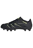 adidas Unisex Predator Club Firm Ground/Multi Ground Football Boots, Core Black/Carbon/Lucid Lemon,...