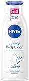 NIVEA Express Body Lotion (400 ml), leichte, schnell einziehende Körperlotion,...