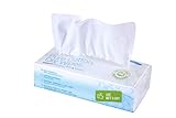 Ivyone Pure Cotton Dry Wipes (100 Tücher), Premium-Watte Pflegetücher, trocken, sehr weich...