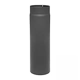 raik Rauchrohr/Ofenrohr 150 mm Durchmesser 500 mm Länge Stahlblech 2 mm Stärke Gussgrau...