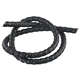 Drahtschutz Spiralschlauch 1 Meter Länge Flexible PP-Material Hülse zum Organisieren und Schützen...