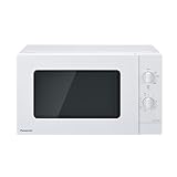 Panasonic NN-SM21QWEPG 20L Solo-Mikrowelle mit Glasschale, 800 W, Auftaueinstellung, 5...