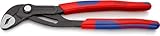 KNIPEX Cobra Hightech-Wasserpumpenzange mit schlanken Mehrkomponenten-Hüllen grau atramentiert 250...