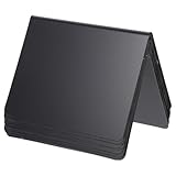 WEKADRIN Kleiner Acryl Tafelschild Wiederbeschreibbar für Tisch – 10 Stück Kompakt Schwarz mit...