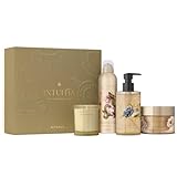 RITUALS Intuitia Geschenkset Large, Duschgel, Körpercreme, Handpeeling und Duftkerze, Limitierte...