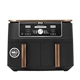 Ninja Foodi MAX Dual Zone Heißluftfritteuse [AF400EUCP] Amazon Exclusive, ‎2470 Watt , 9,5 L, 2...