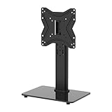 GRIFEMA TV Ständer TV Standfuss für 17-43 Zoll, Monitor Standfuss Schwenkbar & 4 Stufig...