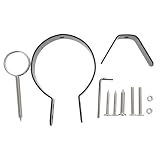 WEKADRIN Schinkenhalter aus Eisen mit Befestigung Schwarzes Schinken Befestigungsgestell für...