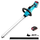 Akku Heckenschere, Elektro Heckenschere Elektrischer Heckenschneider, Schnittdurchmesser 15 mm, 24V...