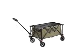 Gecheer Faltbarer Transportwagen mit All-Terrain-Rädern, verstellbarem Griff & robustem Material...