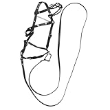 Pferdehalfter und Führstrick – Nylonhalfter mit starkem Führungsseil, langlebiges Pferdetraining...