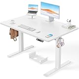 ErGear Höhenverstellbarer Schreibtisch-120 x 80cm,100 KG Tragkraft Elektrischer Schreibtisch mit...
