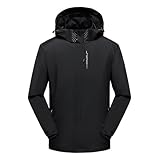 Ynport Crefreak Herren Outdoor Wasserdichte Jacke Leichter Regenmantel Winddichte Wanderjacke...
