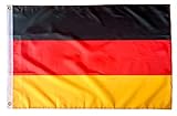 Eudore Deutschland Flagge (60x90cm) wetterbeständige Fahne mit Messingösen, robuster Doppelnaht...