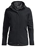 Vaude Damen Women's Rosemoor 3in1 Jacket Doppeljacke, Black, 42