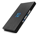 HURRICANE GD25612 Externe Festplatte 1TB 2,5' USB 3.0 – Tragbare HDD, Backup Festplatte extern...