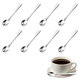8 Stück Espressolöffel Mini,Mini Löffel,Espressolöffel,7,5cm Kleine Löffel,Cute Edelstahl...