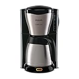 Philips Café Gaia Filterkaffeemaschine – Edelstahl-Thermoskanne, Tropf-Stopp, Intensives Aroma,...