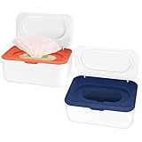 2 STK. Feuchttücher Box, Feuchttücherspender, Feuchttücherbox, Feuchtes Toilettenpapier...