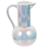 ADOCARN Keramik-Wasserkocher-Vase Milchkännchen Vase Krug Blumenvase Blumen-Display-Vase...