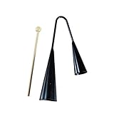 Beaupretty Two Tone Agogo Bell Musikinstrument Schlaginstrument Samba Percussion Instrument mit...
