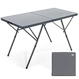 EVER ADVANCED Campingtisch faltbar 120x60cm Klapptisch XL für 4-6 Personen Falttisch bis 60kg...