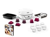 TEFAL KD812110 Cake Factory Délices Silver Cake Gerät, 5 automatische Programme + manueller Modus,...