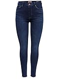 Damen ONLY High Waist Skinny Fit Jeans Lange Denim Stretch Hose ONLPAOLA Basic Röhrenjeans Cotton...