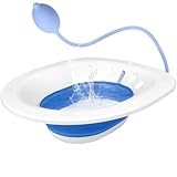 DEANIC Sitzbad für Toilette Faltbares Sitzbadewanne für Hämorrhoiden, Sitzbadewanne Erwachsene...