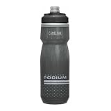 Camelbak Podium Chill Sportwasserflasche, Quetschflasche, zum Laufen, Radfahren, Wandern Schwarz