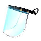 SEWACC 1 Stück Helm Visier Schutzmaske Aluminium Spritzschutz Gesichtsschutzschirm Installieren...