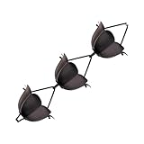 LAIOUSN Dekorative Wasserablaufkette, Aluminiumlegierung, 91 cm, mit 7 Lotusbechern, passend für...