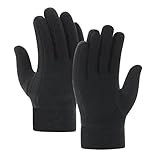 Ukbzxcmws Thermo-Winterhandschuhe, Outdoor-Sport, Laufen, Motorrad, Fleece-Handschuhe, verdickte,...