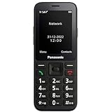 Panasonic KX-TU250EXB 4G Essentials Mobiltelefon, SOS-Notruftaste, Freisprechfunktion, großes...