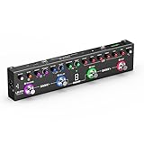 LEKATO Multi-Effekt-Gitarrenpedal, 36 editierbare Presets, Chorus, Delay, Reverb, MOD, IR-Laden,...